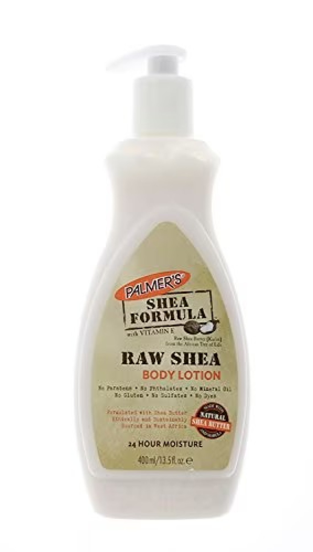 Palmer&#39;s Shea Formula Raw Shea Body Lotion, Pump 13.50 oz (Pack of 2)