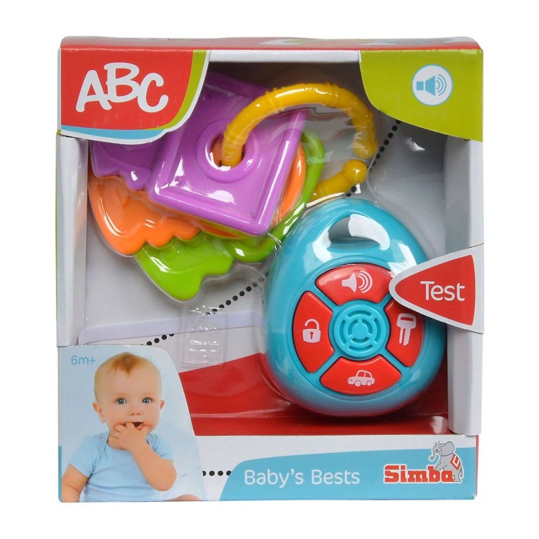 Simba ABC Car Keys Multicolour