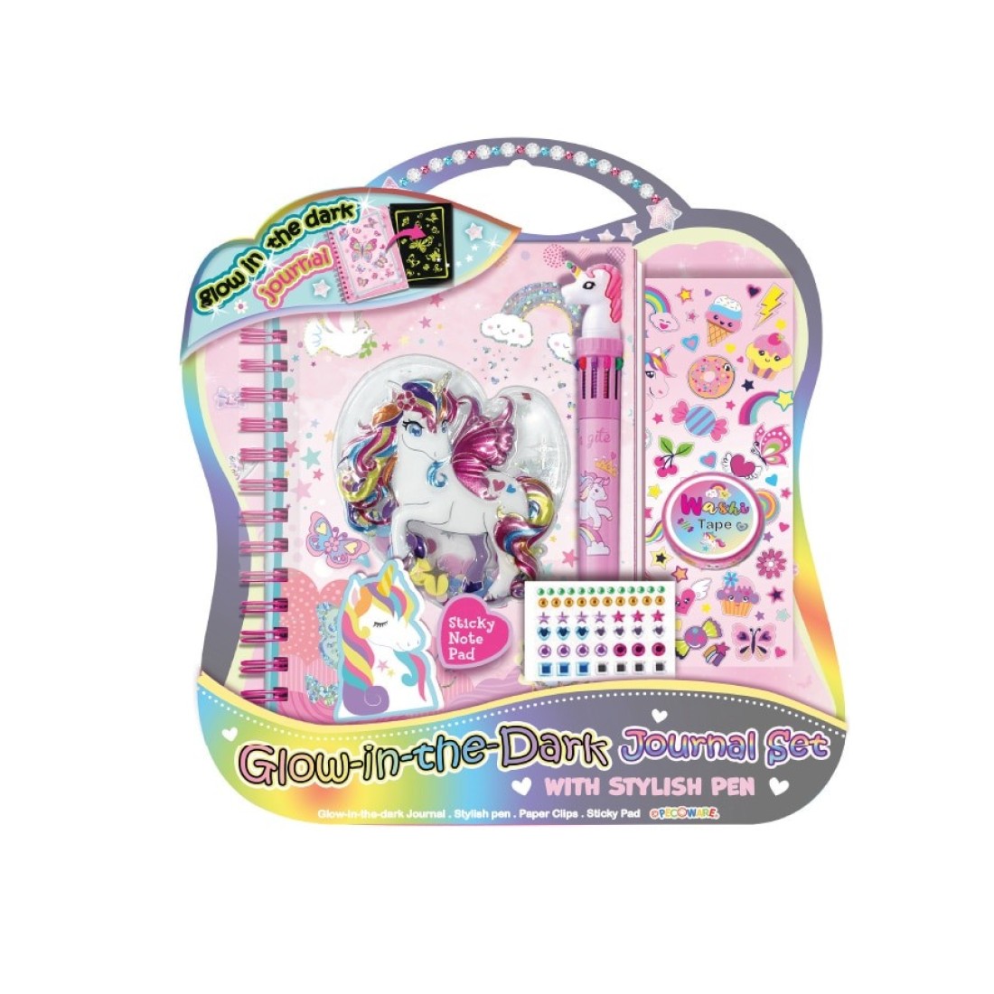 Glow in the dark journal set