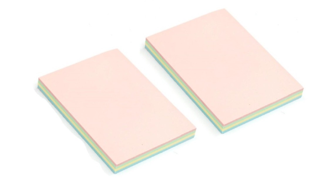 Aiwanto 2Pack Memo Paper Sticky Notes Memo Pad Set For School, Office &amp; Home (100 Sheets Per Pack)