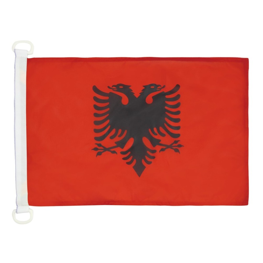Albania NAUTICAL Flag 18&#39;&#39; x 12&#39;&#39; - Albanian flags 30 x 45 cm - Banner 12x18 in for boat - AZ FLAG