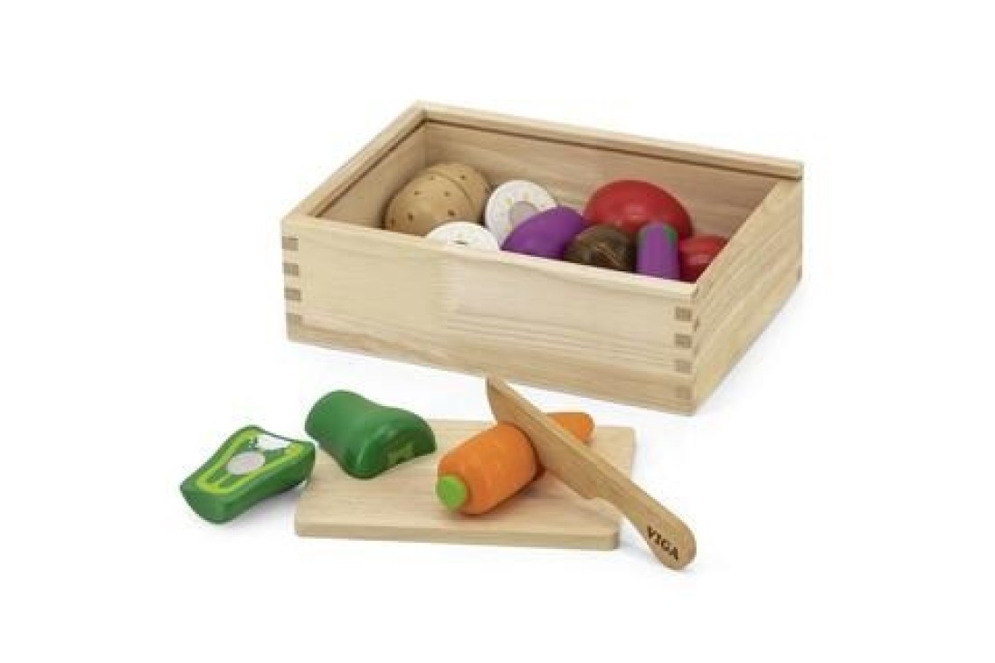 Wooden Vegtable &amp; Chopping Board Set