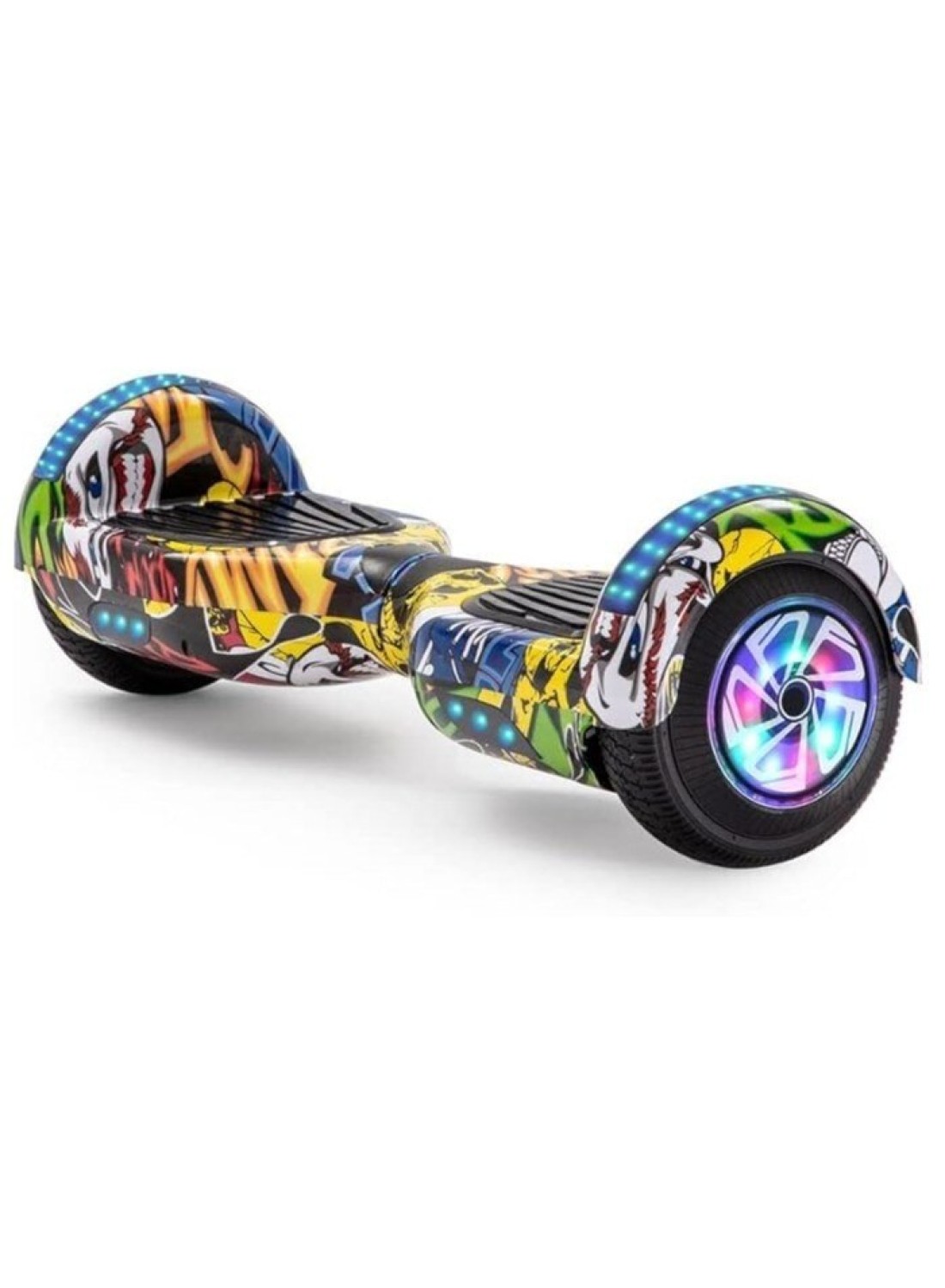 Self-Balancing Electric Scooter Skin Hoverboard Sticker Protective PVC Decal Cover for Kids Includes Carrying Bag &amp; Bluetooth Speakers
