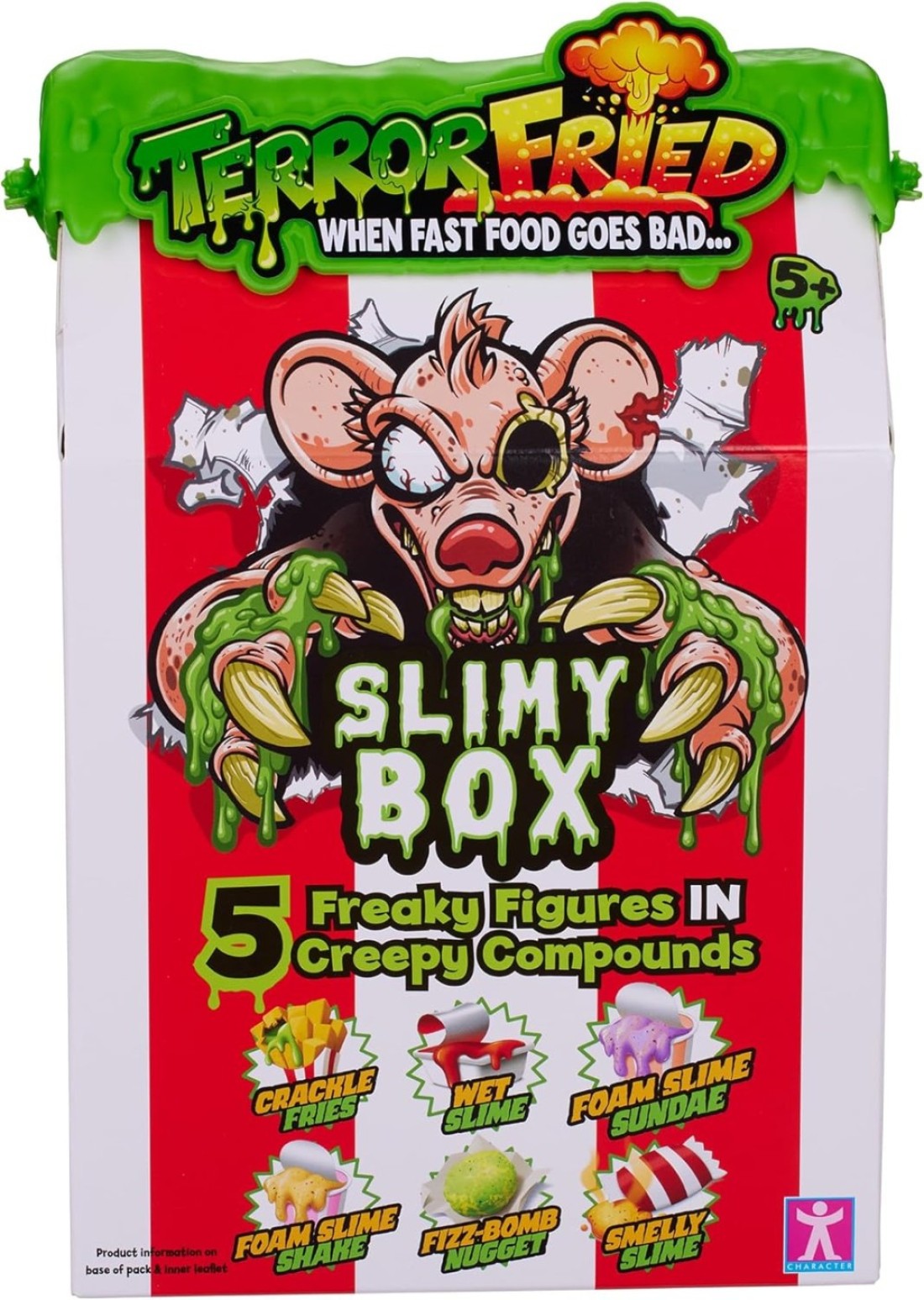 Terror Fried 08094 Slimy Box, When Fast Food Goes Bad, Gross collectables with Slime, Boys Aged 4-10, Multiple Compound Play, Multicolour
