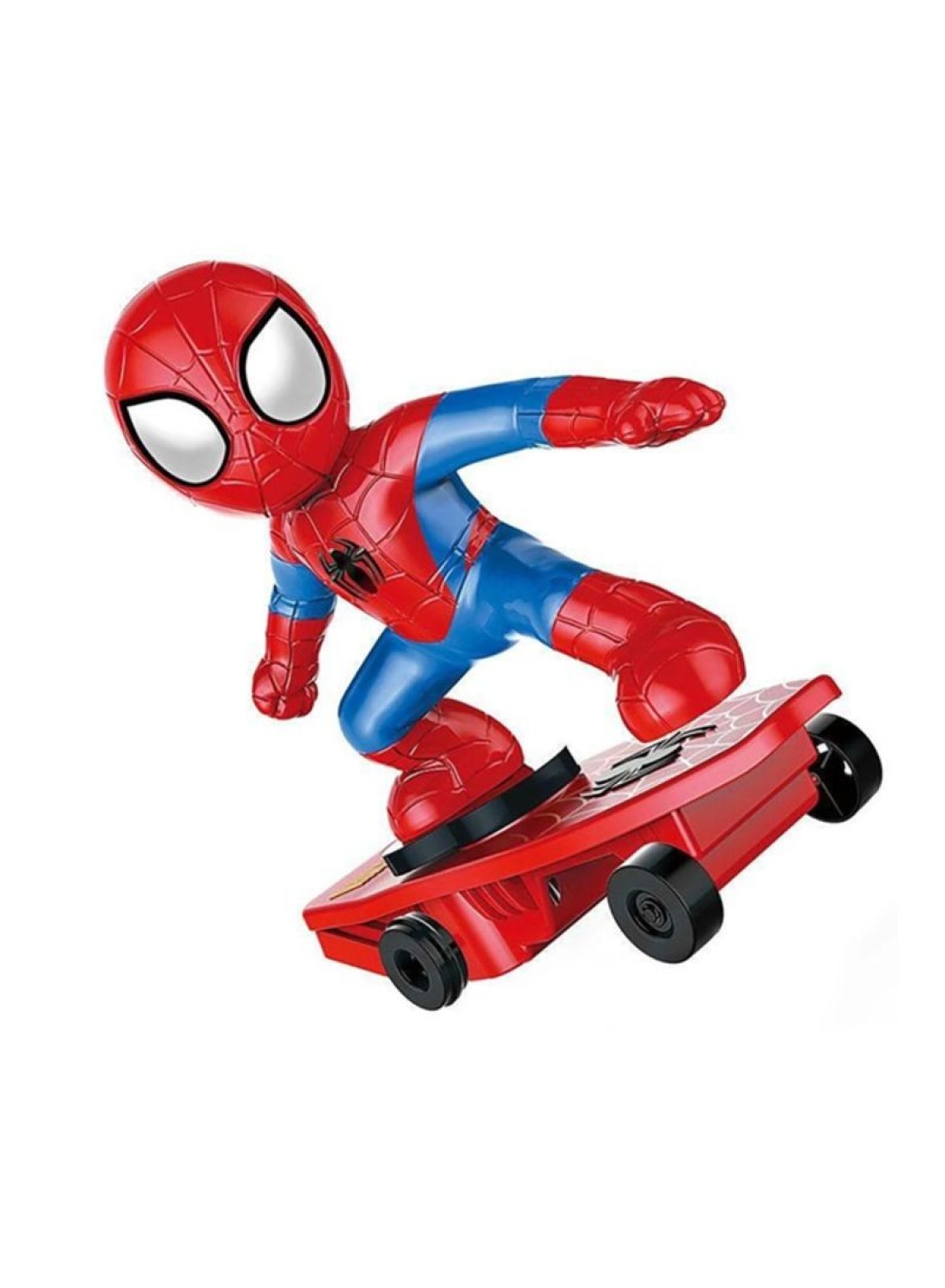 Siri - Spiderman Toy With Stunt Skateboard