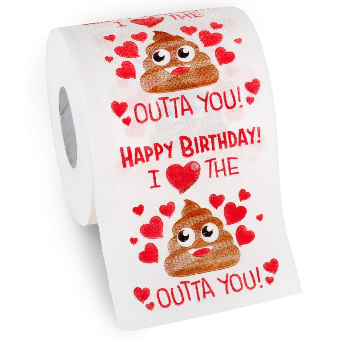 Husband Birthday Gifts by Aliza Large Funny Gag Toilet Paper Roll &ndash; Excellent Gift for Wife Husband Boyfriend Girlfriend Friend Sister Brother Dad Mom - The Perfect Decoration for your Party
