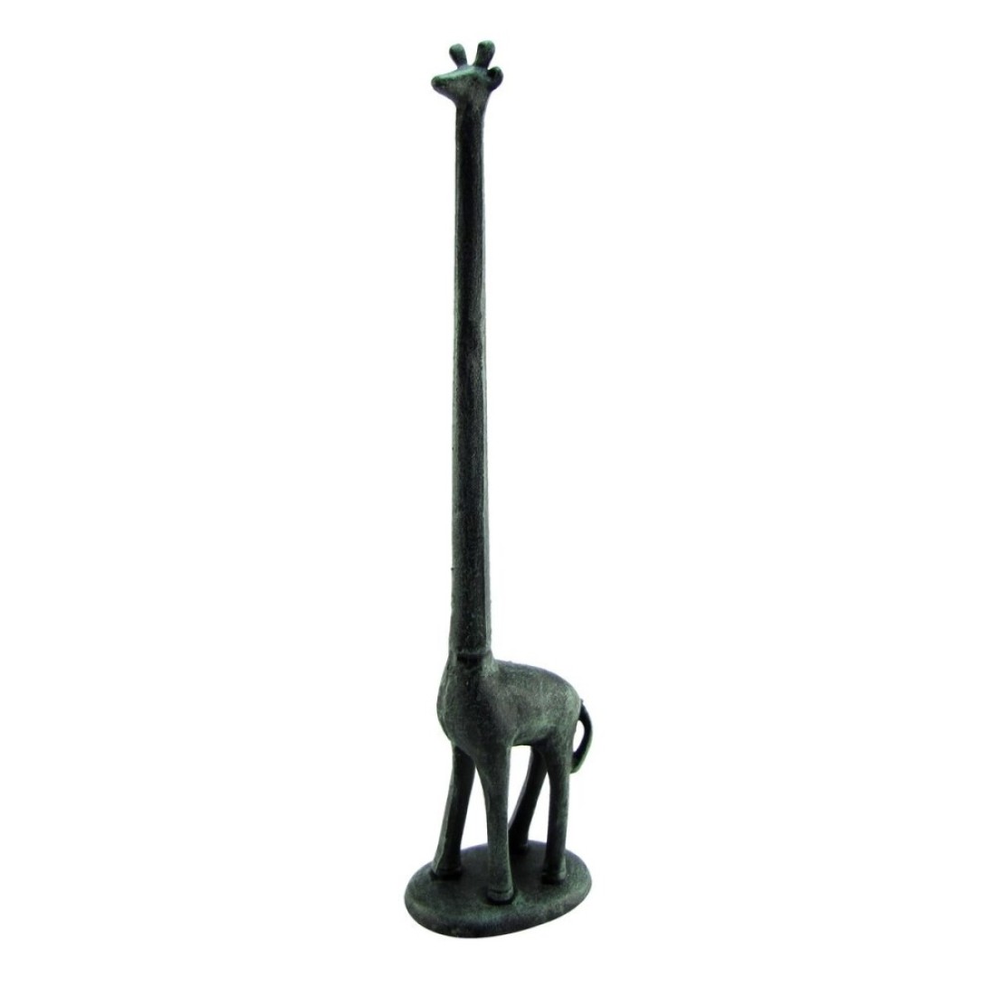 Metal Giraffe Bathroom Toilet Tissue Roll or Kitchen Paper Towel Holder Home Decor