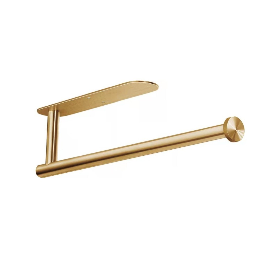 Paper Towels Rolls Holders- for Kitchen,Paper Towels Bulk- Self-Adhesive Under Cabinet,Both Available in Adhesive and Screws,Stainless Steel Paper Towel Holder(Gold)