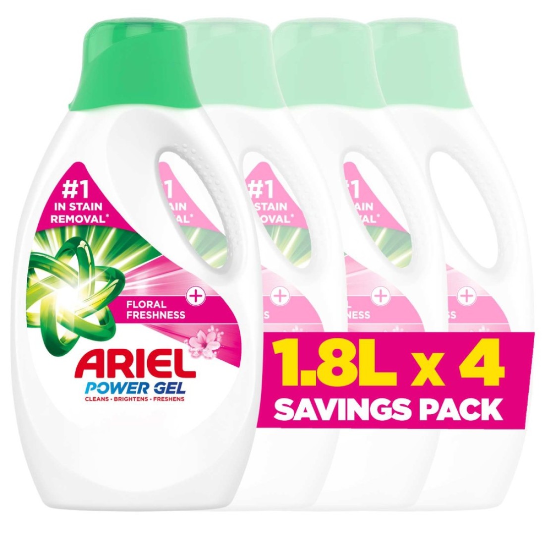 Ariel Liquid Laundry Detergent Downy Freshness 1.8L Pack of 4