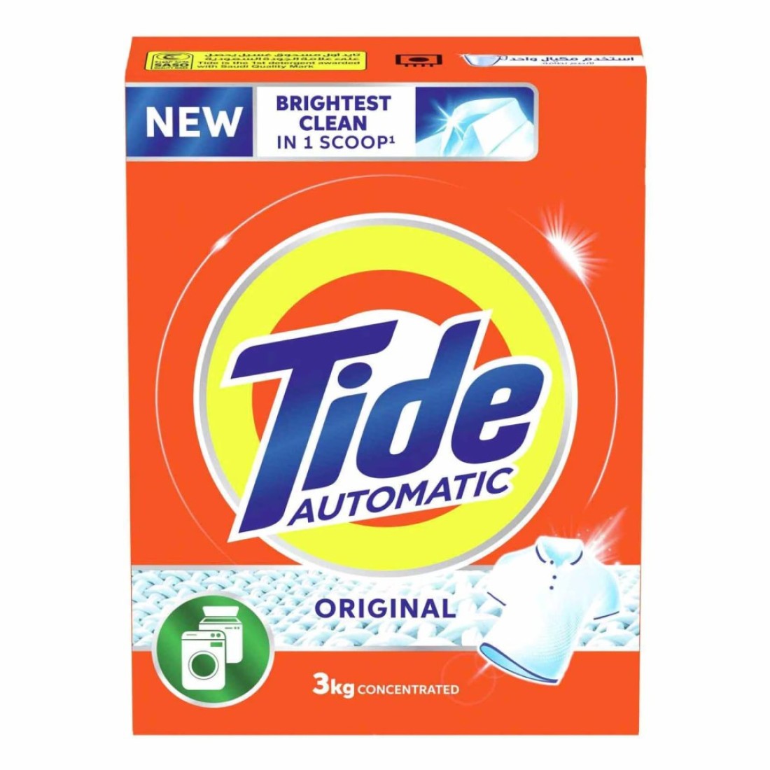 Tide Automatic Laundry Detergent Powder Original Scent 3kg