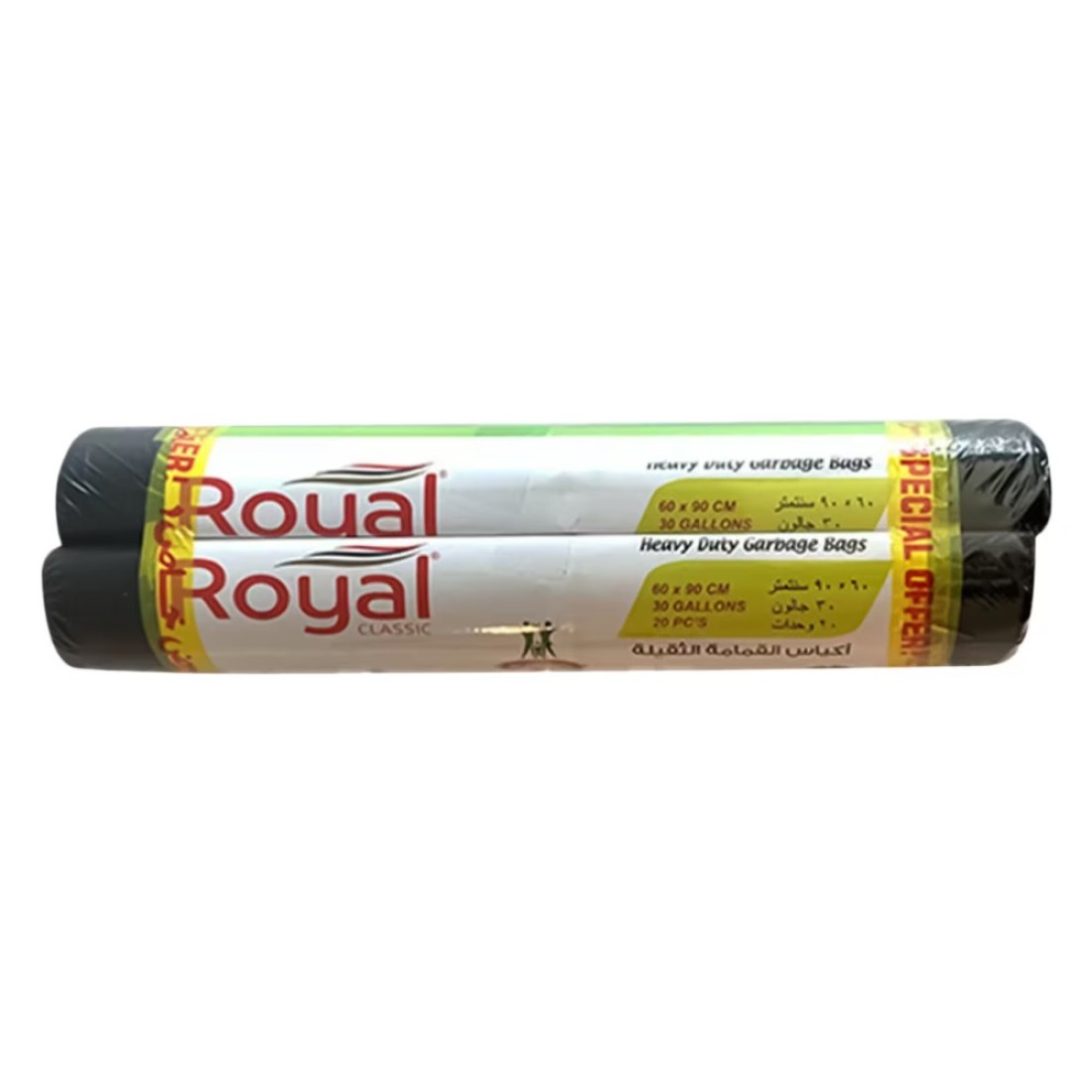 Royal 30 Gallon Balck 40 Garbage Bags