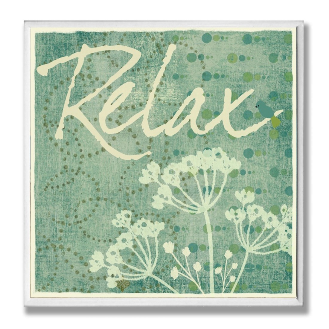 Stupell Home Dcor Cool Relax Bathroom Wall Plaque 12 x 05 x 12 Proudly Made in USA