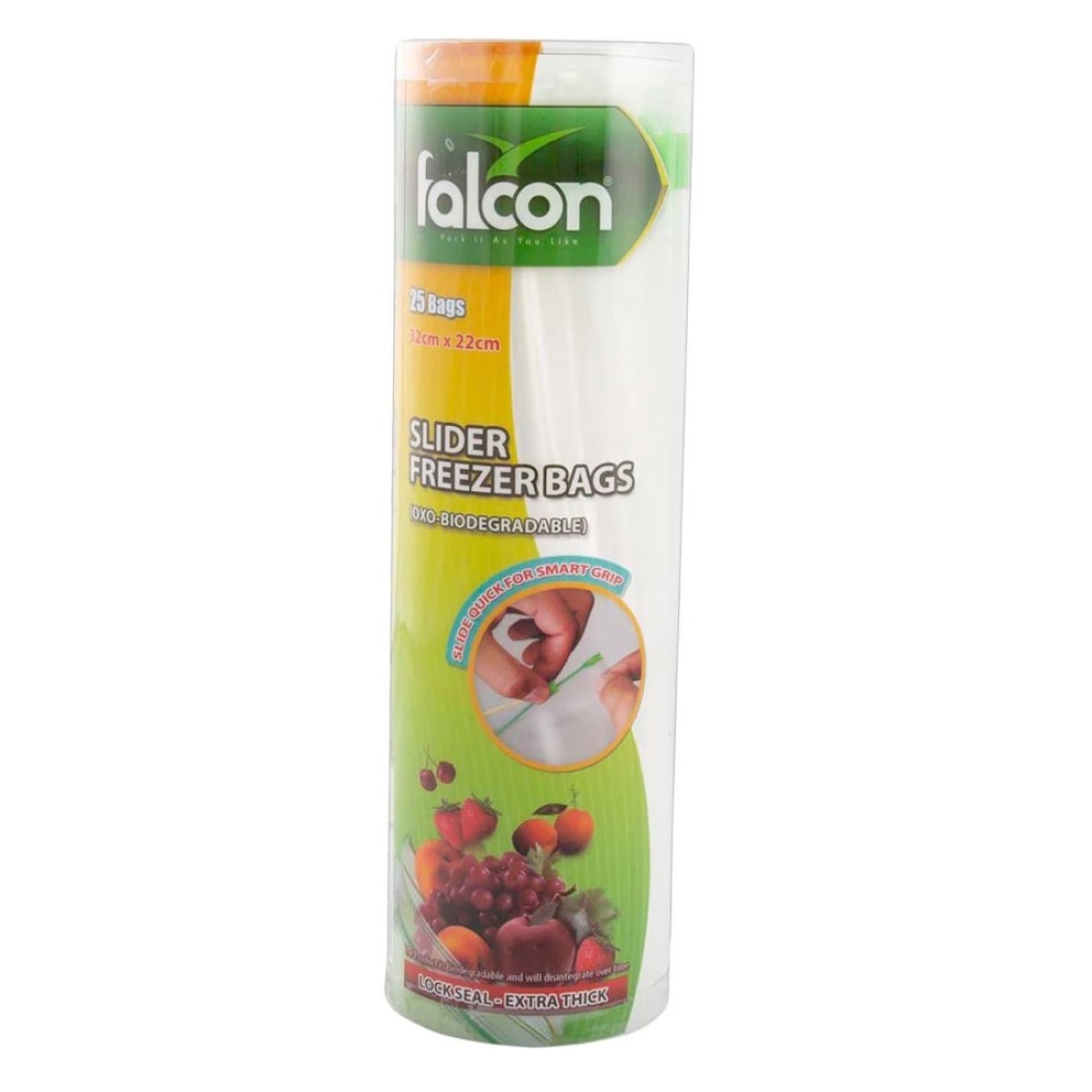 Falcon Slider Freezer Bags Clear 32x22cmx25