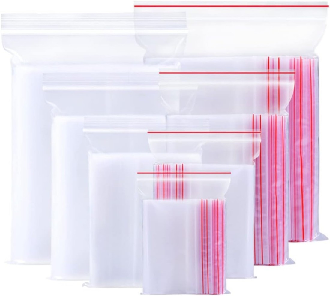 Lavish Clear Resealable Plastic Ziplock Storage Bag Size - 30 X 40 cm, [100-Units]