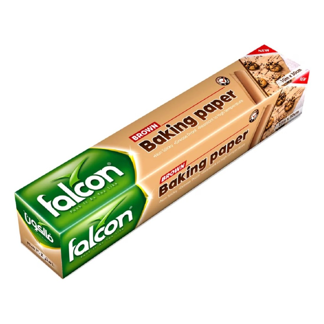 Falcon Brown Baking Paper Roll 10x0.3m