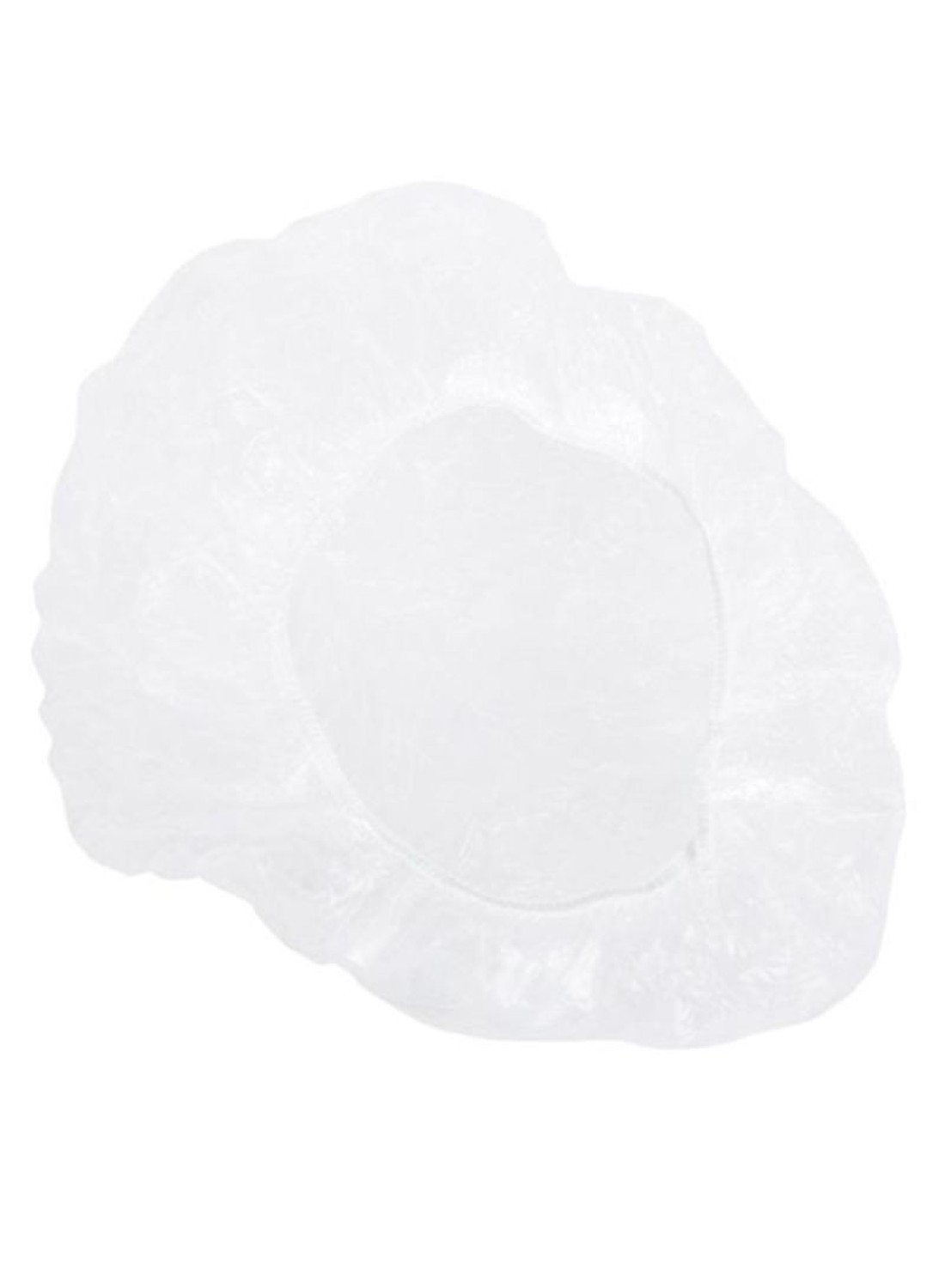 Generic - 100-Piece Disposable Shower Hair Cap Set White
