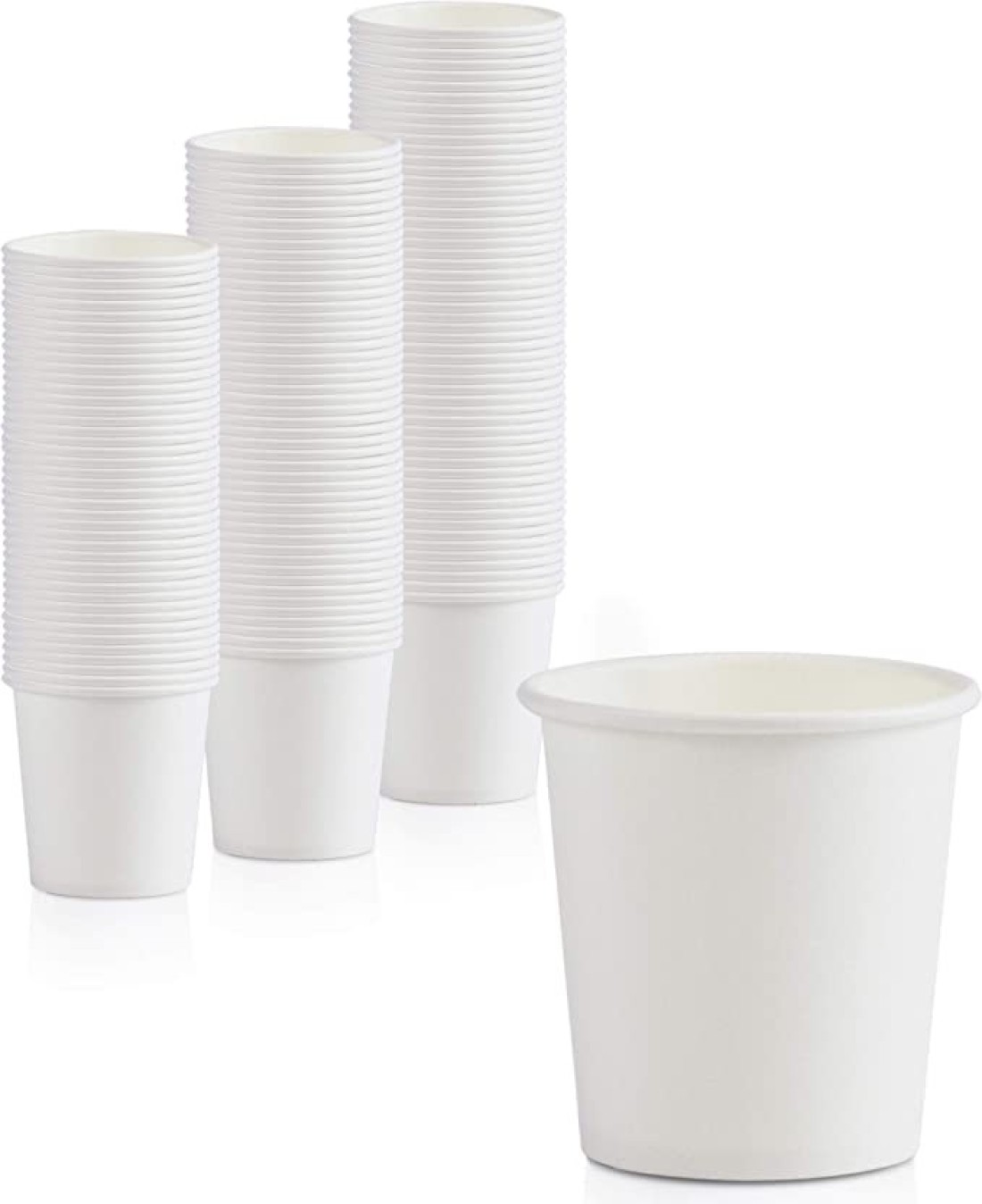 Yesocea 04 Oz. White Paper Cups Serve Your Drinks With Convenience And Style Disposable Hot Chocolate, Cocoa, Water, Coffee Cup [50 Cups]