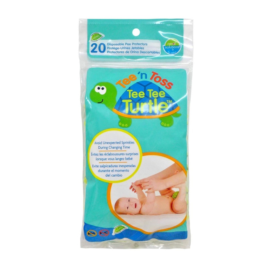 Neat Solutions Tee N Toss Turtle Multi One Size 20 Count