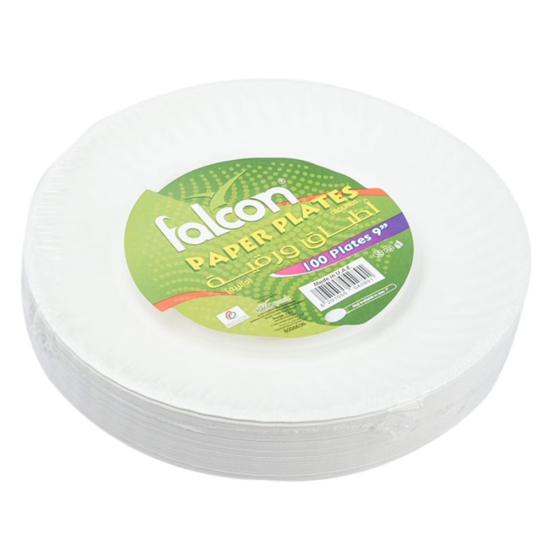 Falcon Paper Plates 9inch 100 PCS