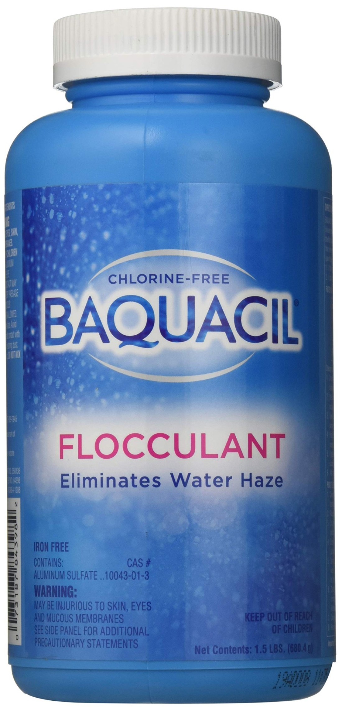 BAQUACIL 84398 Flocculant Water Haze Eliminator Swimming Pool Clarifier 15 lbs