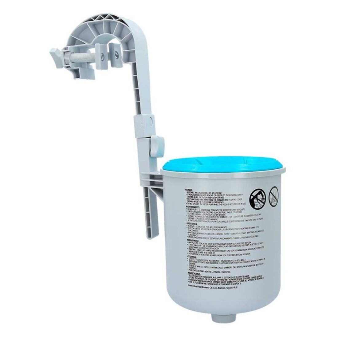 Intex Deluxe Wall Mount Surface Skimmer Grey
