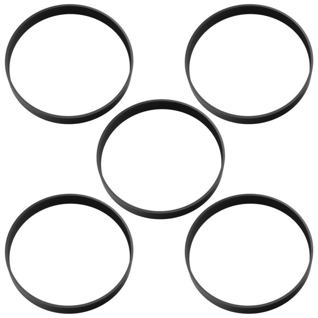 Replacement Vacuum Belts 562932001 38528-033 for Hoover Windtunnel Vacuum Belt AH20080 - Pack of 5 - Replace Hoover Windtunnel Parts Models UH70105 UH70110 UH70106 UH70107 UH70115 UH70116 UH70210