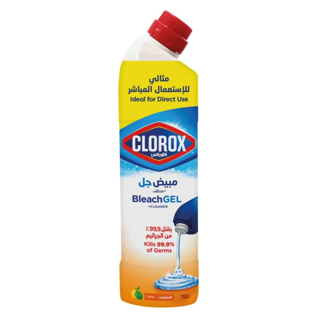 Clorox Bleach Gel And Cleaner Citrus Purity 750ml