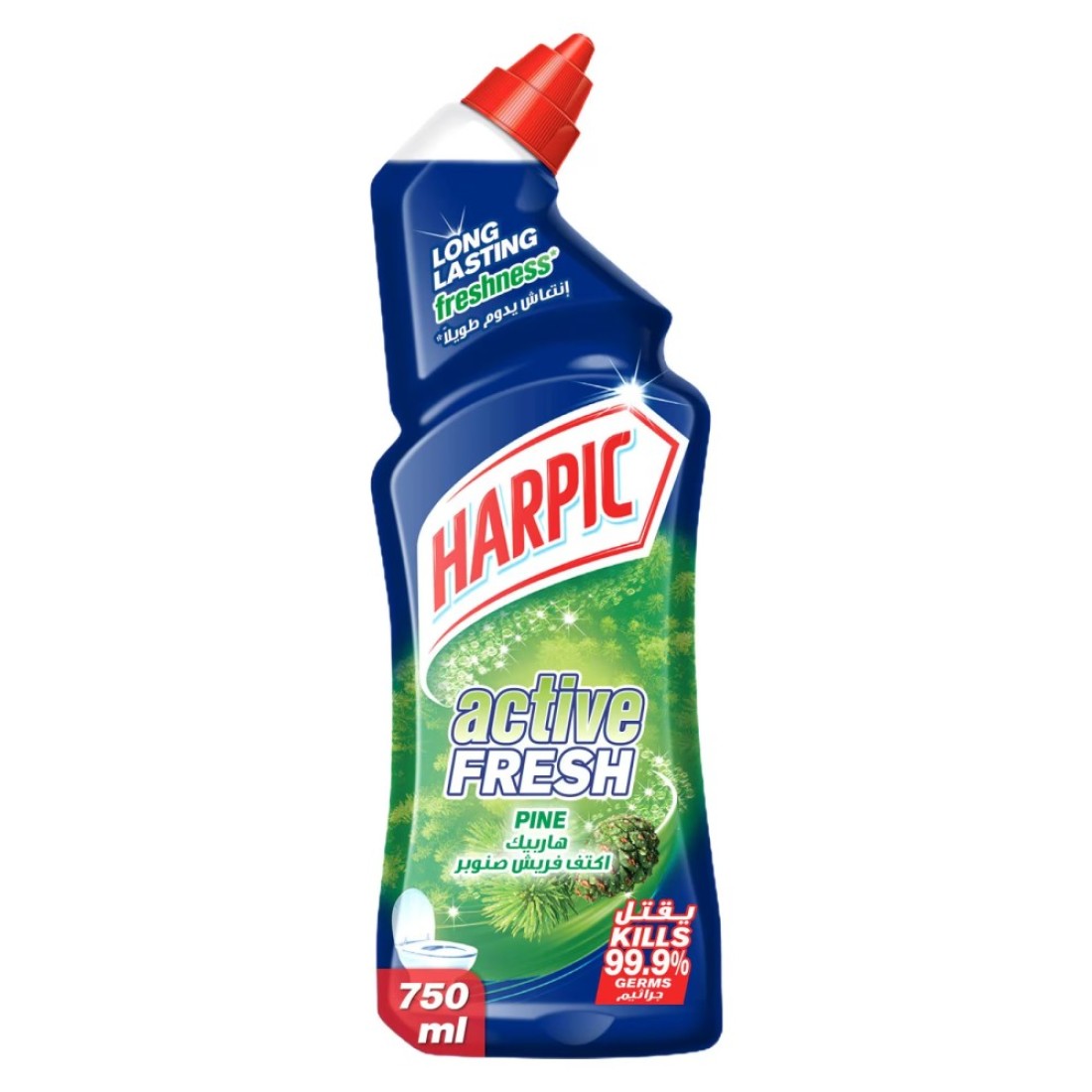 Harpic Active Fresh Toilet Cleaner Pine 750ml