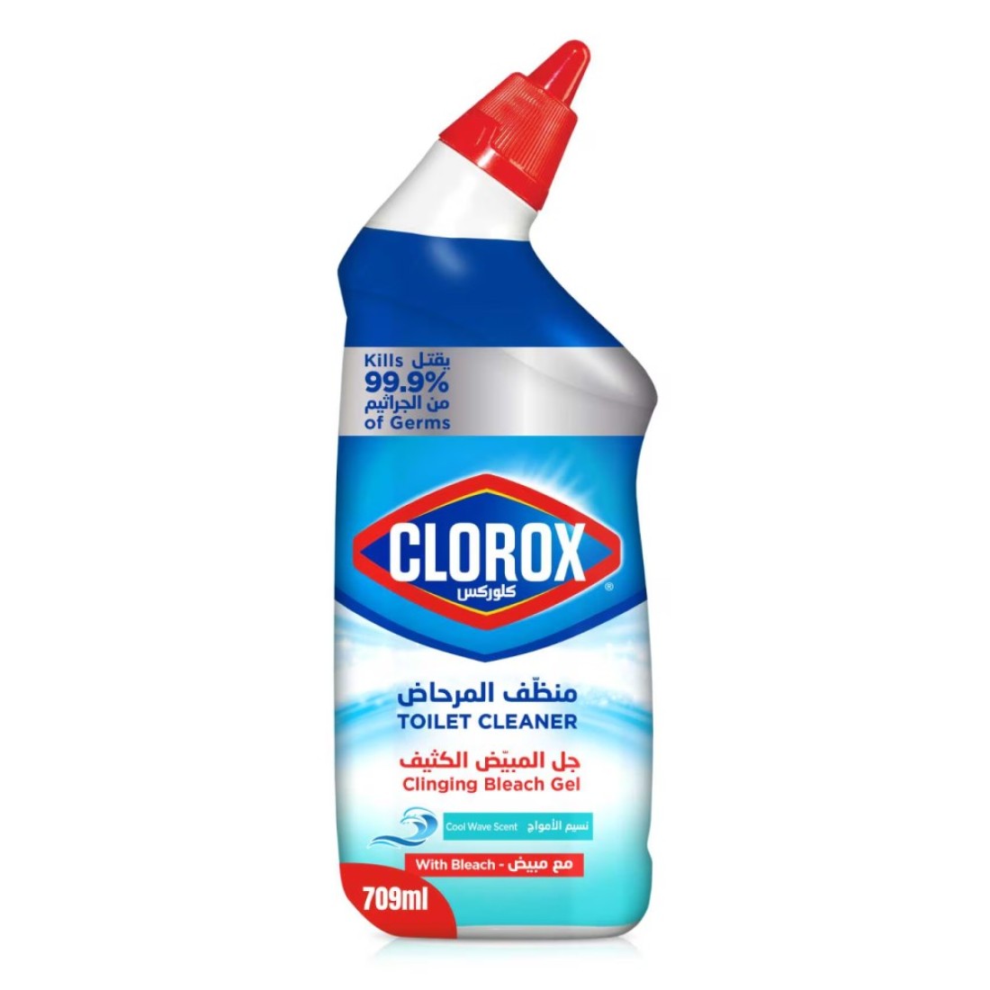 Clorox Toilet Cleaner Clinging Bleach Gel 709ml