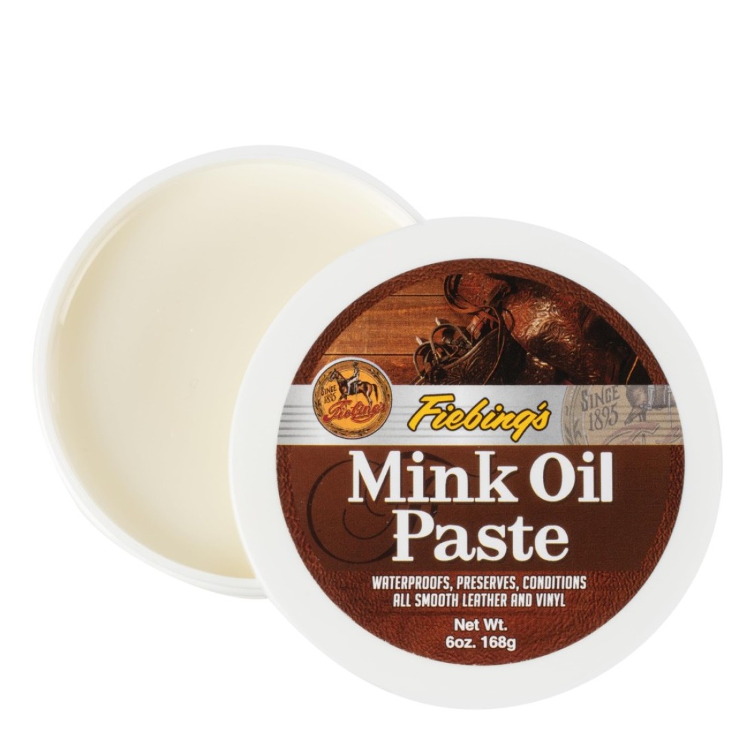 Fiebings Mink Oil for Leather Boots 6 oz Leather Cleaner Conditioner Waterproof Preserve Soften All Smooth Leathercraft Vinyl Prevents Salt Stains Use On Couch Shoe Purse Belt
