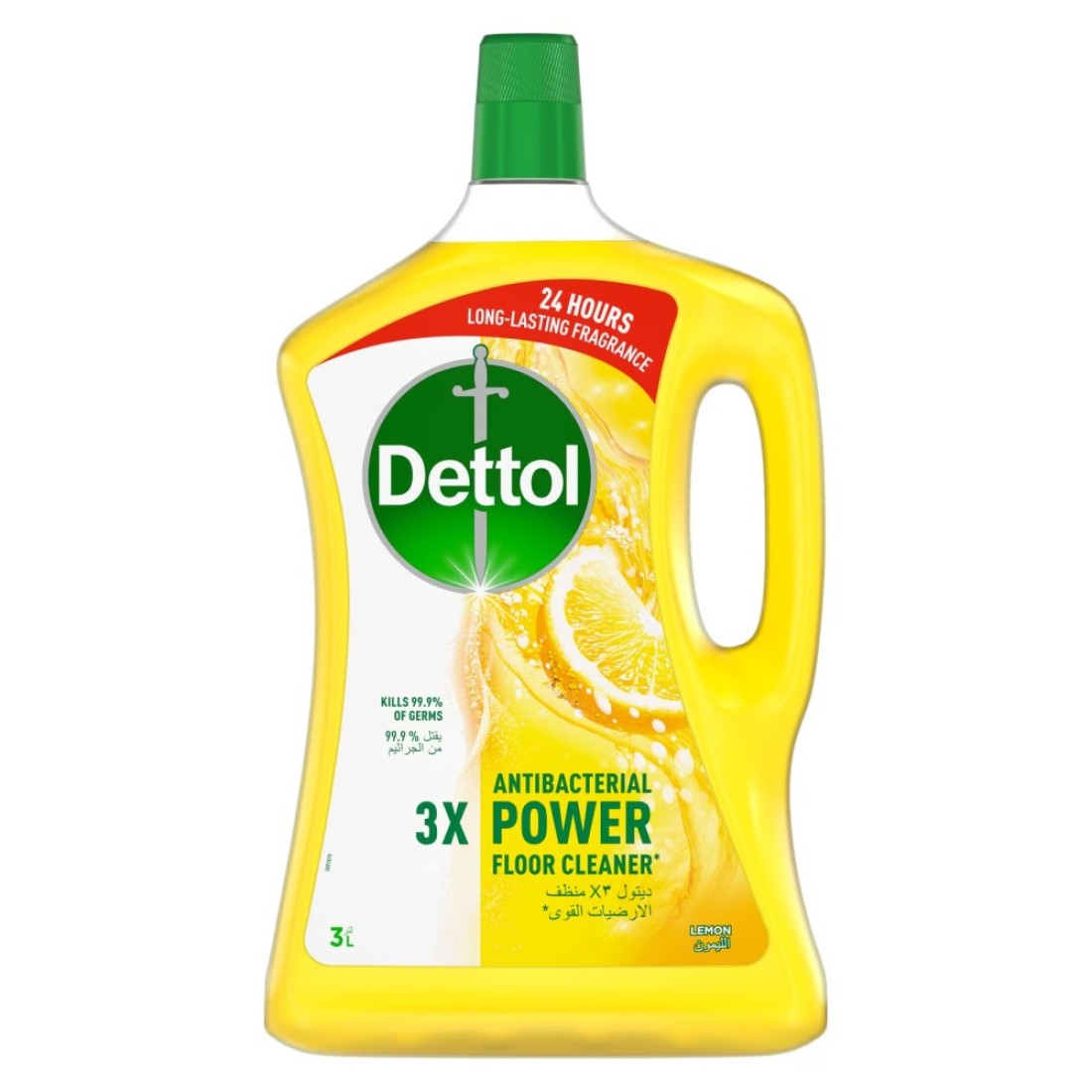 Dettol 3x Power Antibacterial Floor Cleaner Lemon 3L