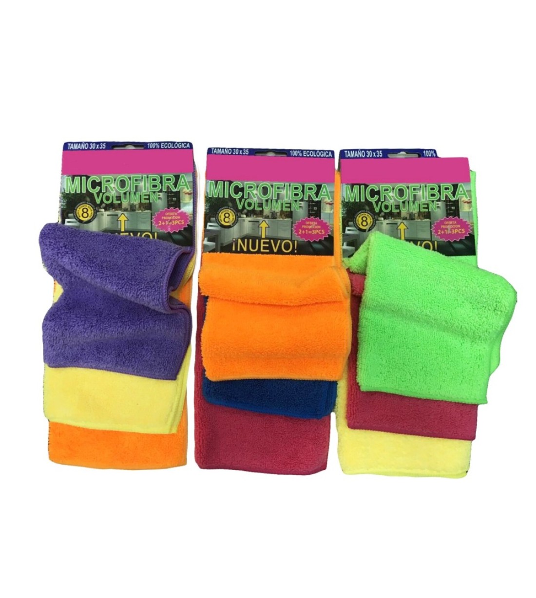 Microfiber Cleaning Cloth 30x35 (Pack of 6pcs)