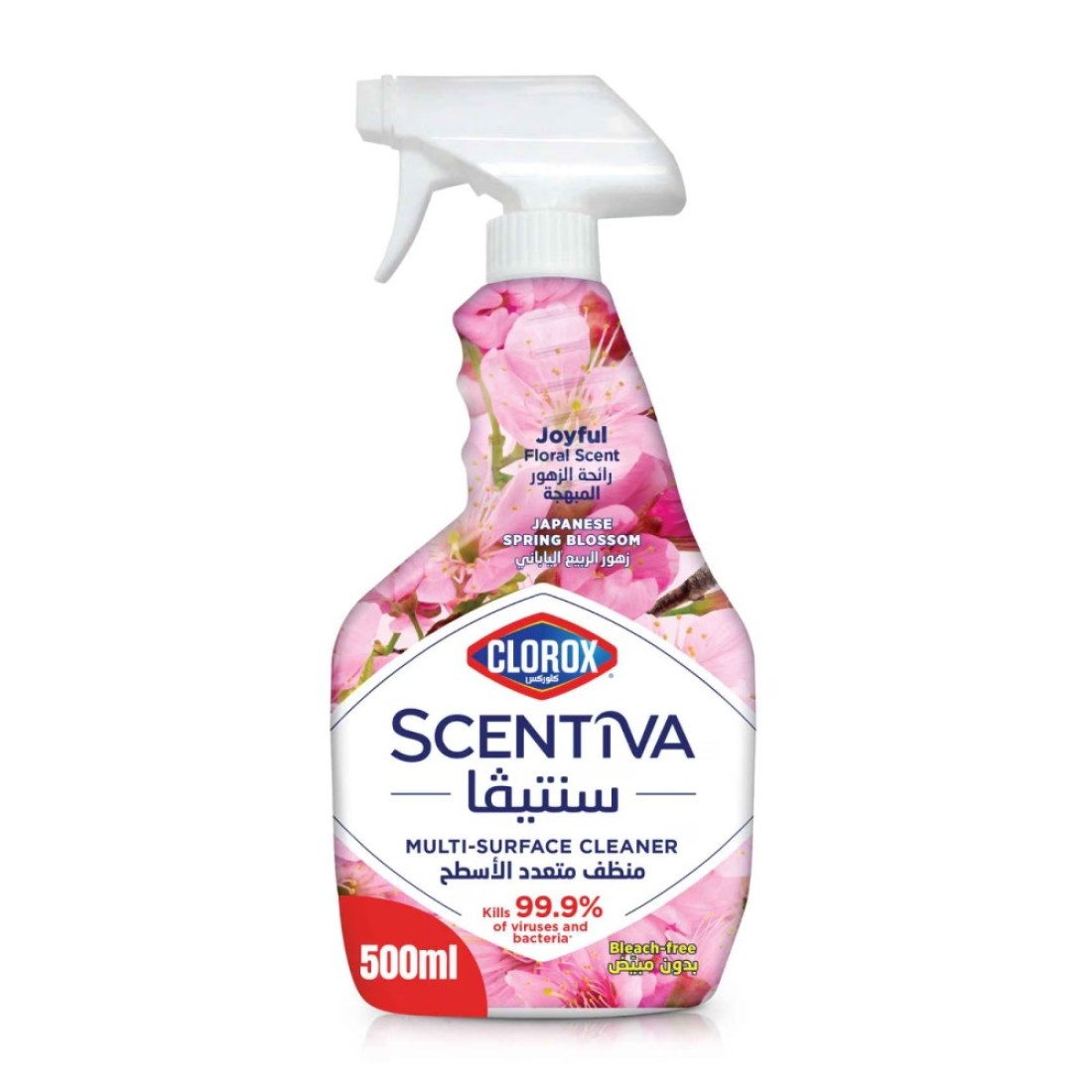 Clorox Scentiva Multi Surface Spray Cleaner Japanese Spring Blossom 500ml