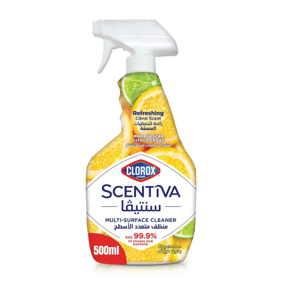 Clorox Scentiva Multi Surface Spray Cleaner Madagascar Citrus Grove 500ml