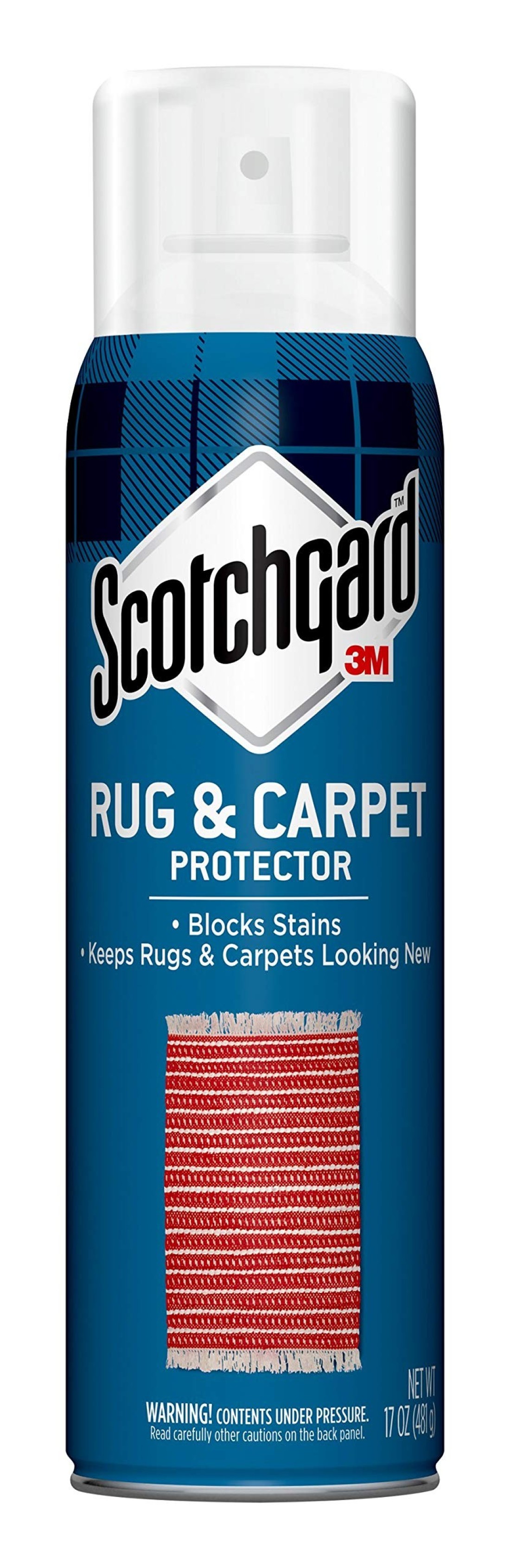 Scotchgard Rug &amp; Carpet Protector, Carpet &amp; Rug Protector Blocks Stains During Fall and Winter Holidays, Fabric Protector Makes Cleanup of Stains from Food Spills Easier, 17 oz, 4406-17 PF