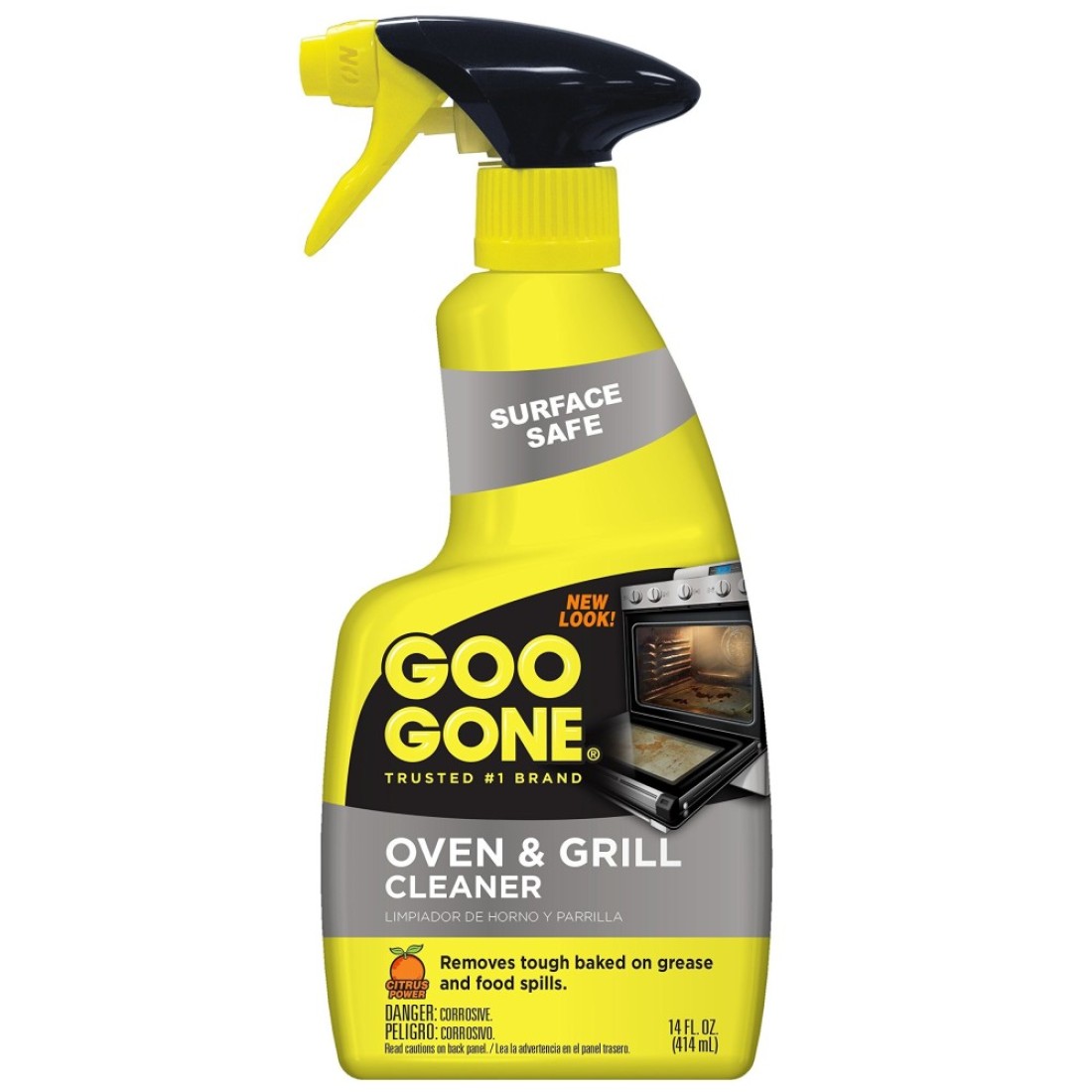 Goo GoneOven and Grill Cleaner 14 Ounce Removes Tough Baked On Grease and Food Spills Surface Safe