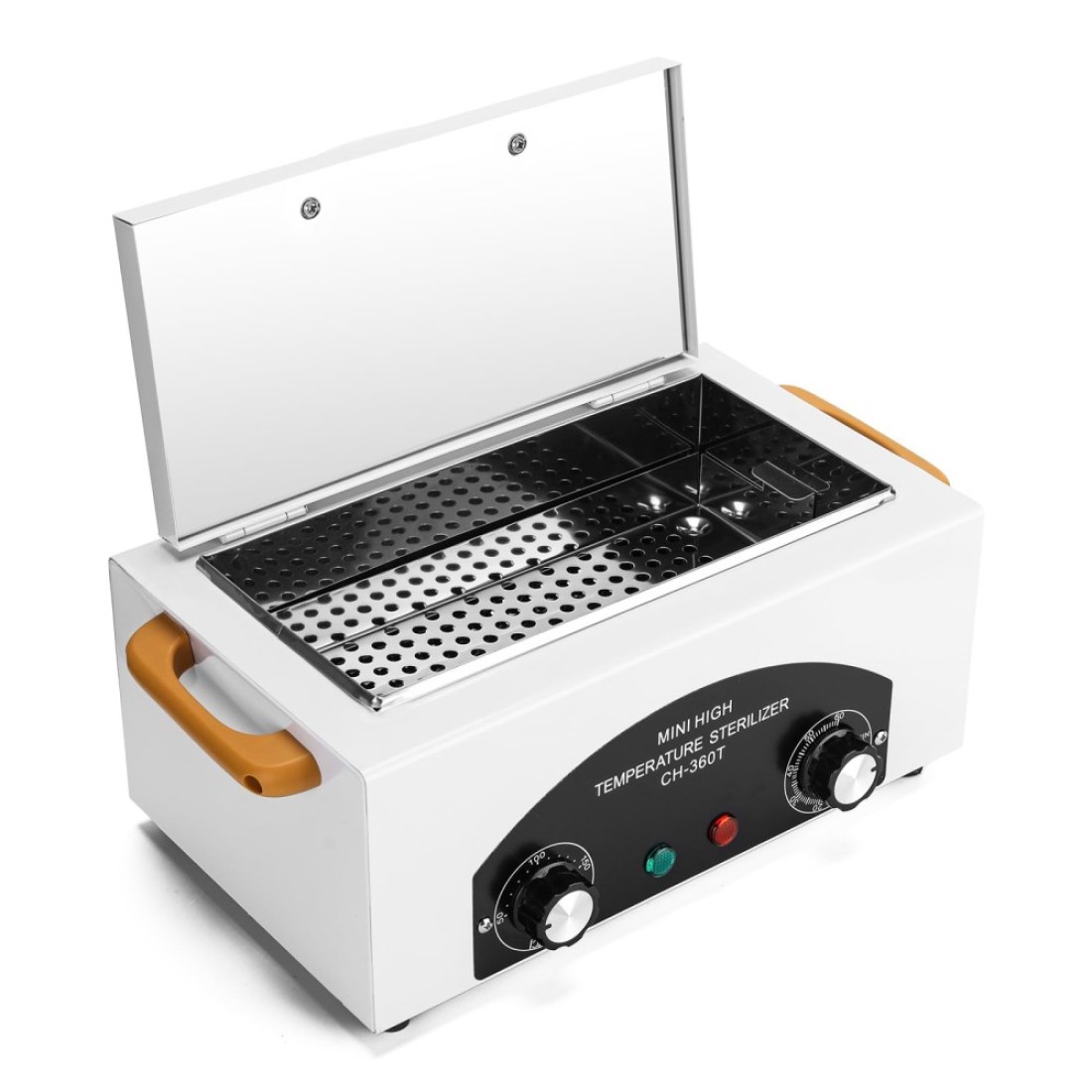 High Temperature Metal Tool Cleaning Box, 122℉-428℉, 2L Dry Heat Cleaning Cabinet with Adjustable Temperature and Timer, For Laboratories Hairdressing SPA Metal Tools Cleaning