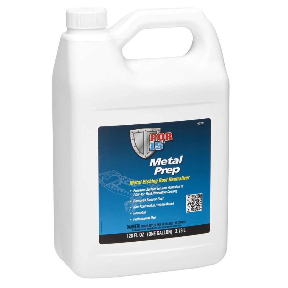 POR15 Metal Prep Metal Etching Rust Neutralizer NonFlammable and WaterBased 128 Fluid Ounces