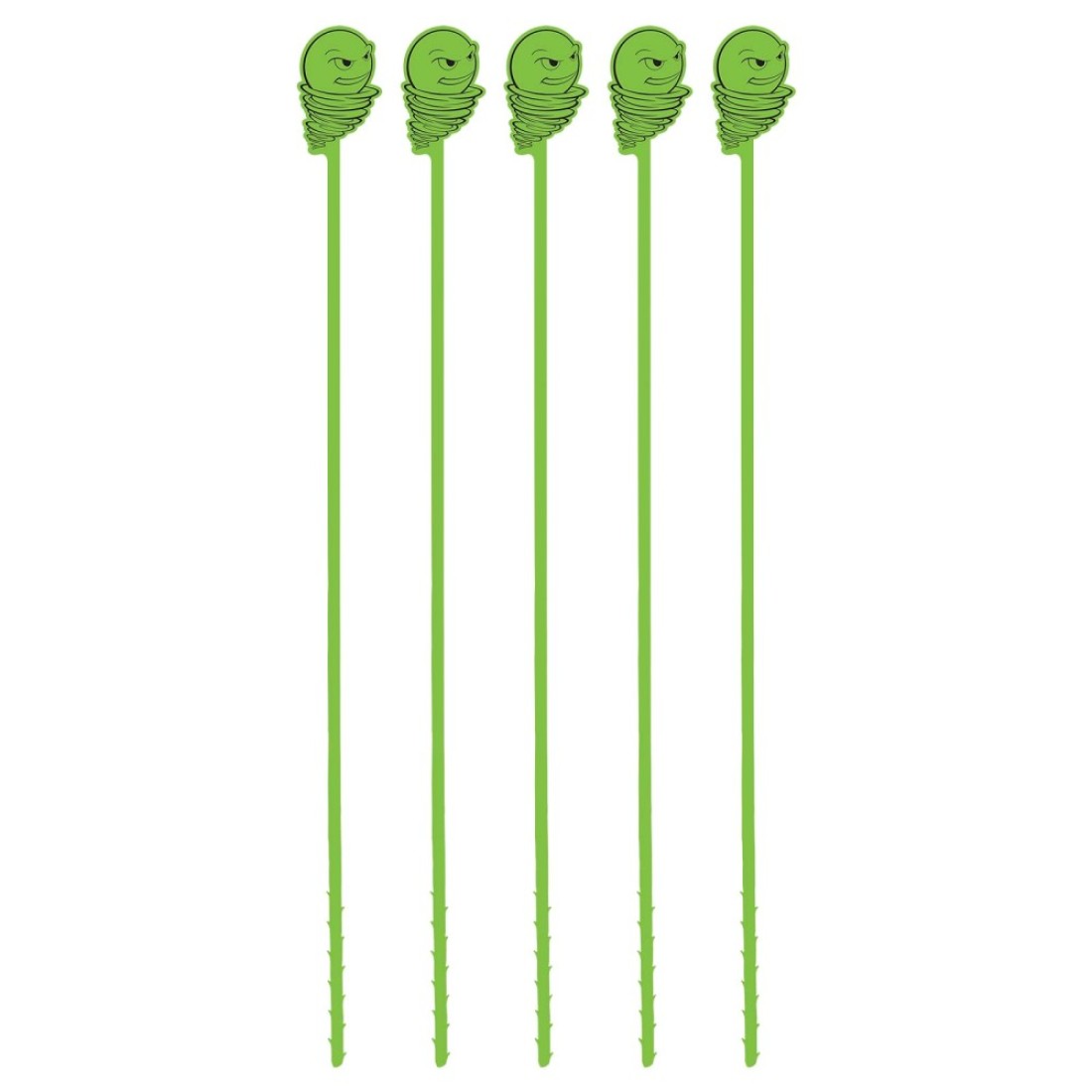 Green Gobbler Hair Grabber Drain Snake 5 Pack Great for Sink Shower Clogs