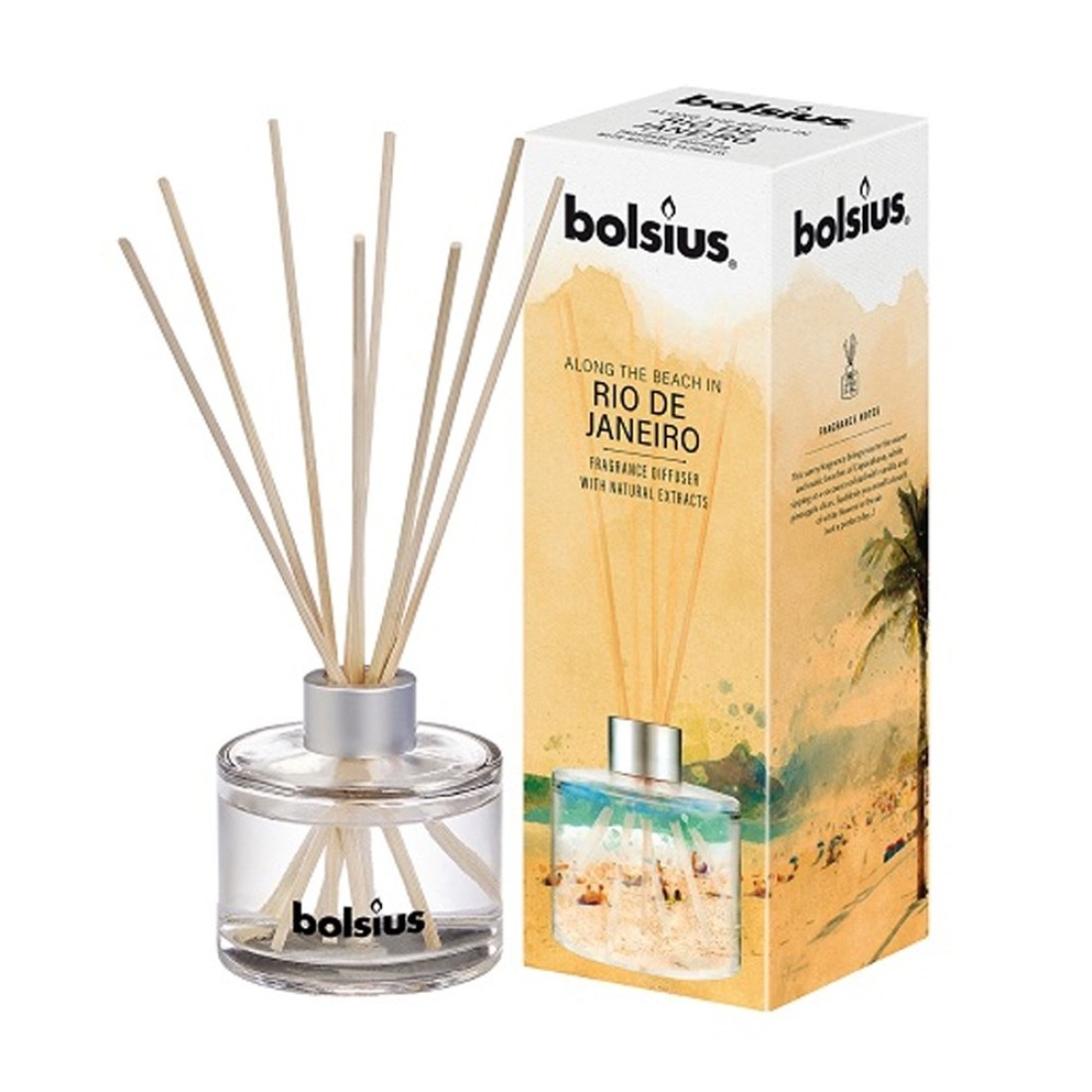 Bolsius Rio De Janeiro Fragrance Diffuser With Natural Extracts, 100ml