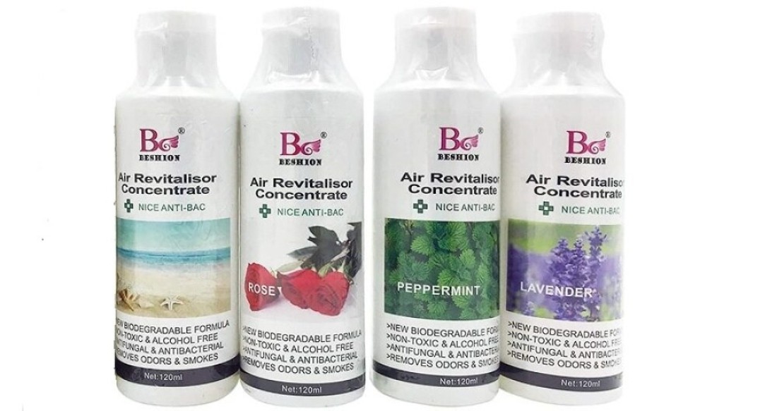 Set of 4 Pieces 120ML - Beshion Air Revitalisor Concentrate Water-Soluble Drops For Humidifier