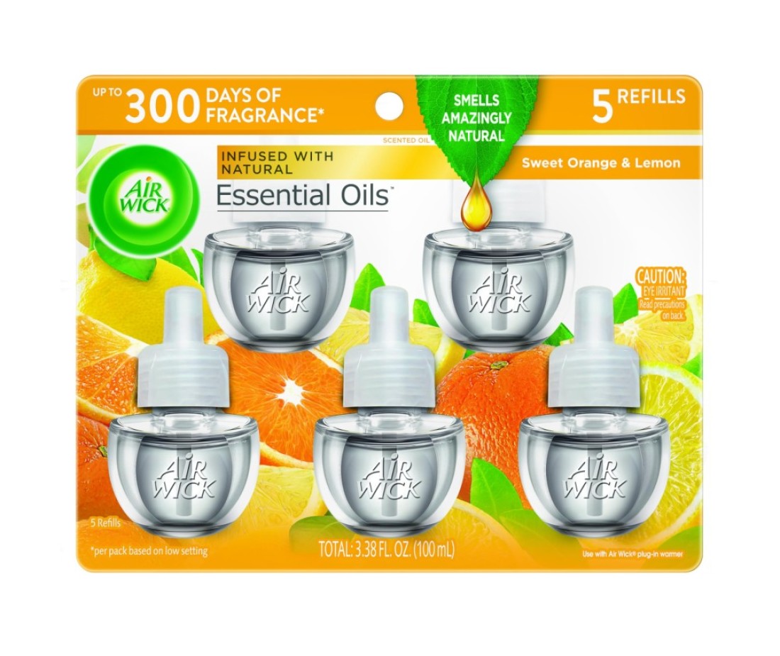 Air Wick Scented Oil - Refill Sweet Orange &amp; Lemon 5 ct.