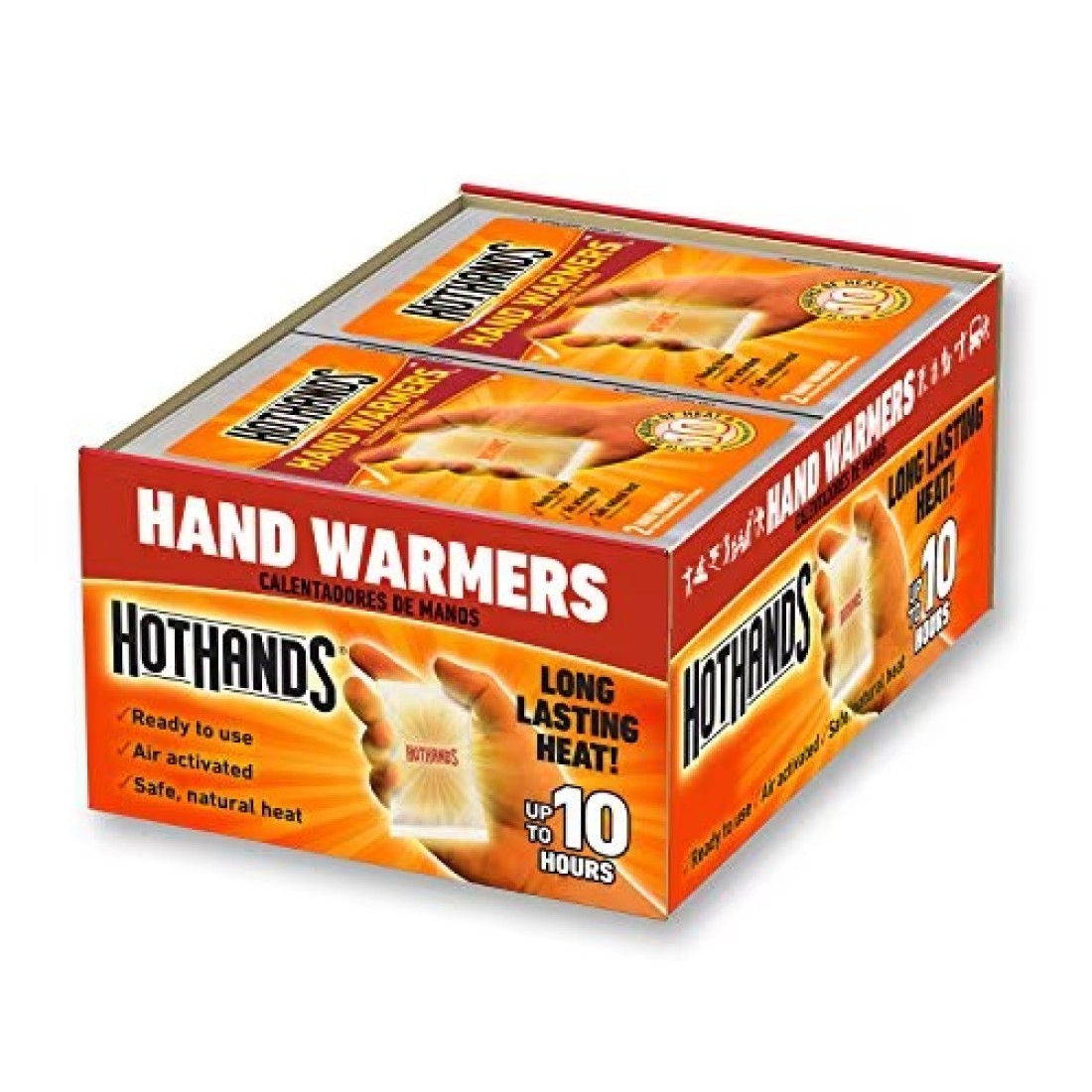 HotHands Hand Warmers Long Lasting Natural Odorless Air Activated Warmers Up to 10 Hours of Heat 40 Pair