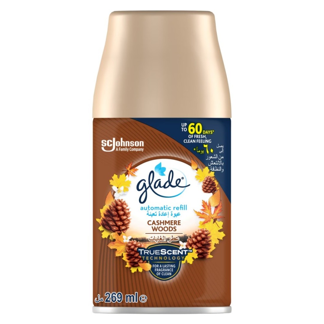 Glade Automatic Spray Refill Cashmere Woods Air Freshener 269ml