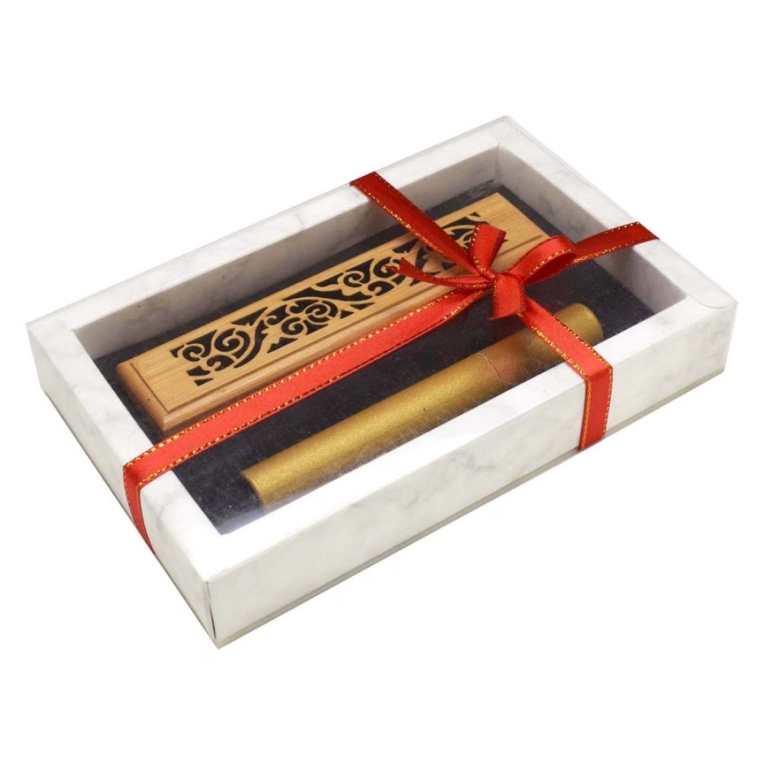 Al Riyah Cambodian Oud Sticks Gift Box Medium Beige