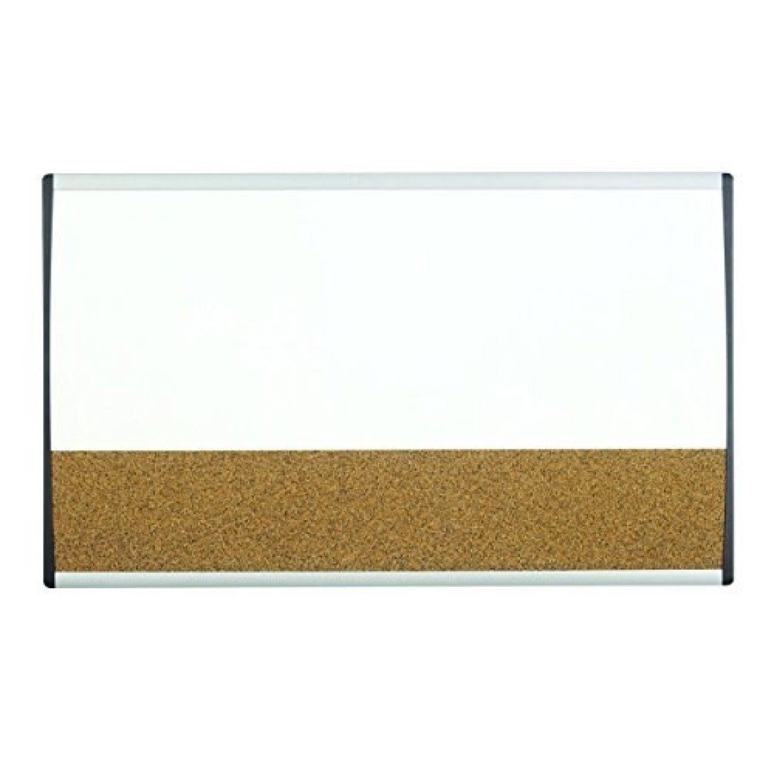 Quartet Arc Cubicle Combination Board 30 x 18 WhiteboardCork Surface Aluminum Frame ARCCB3018