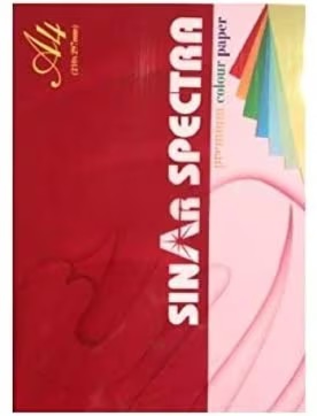 SINAR SPECTRA COLORED COPY PAPER A4 500 SHEETS 80GSM PINK