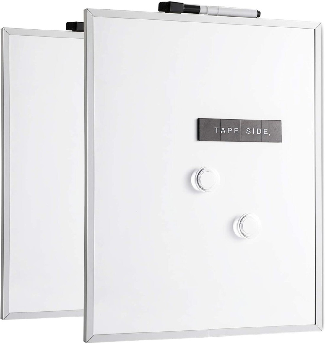 lavish Magnetic Dry Erase Whiteboard - Silver Aluminum Frame Size 20 X 30 and 30 x 40 cm Pack of 2