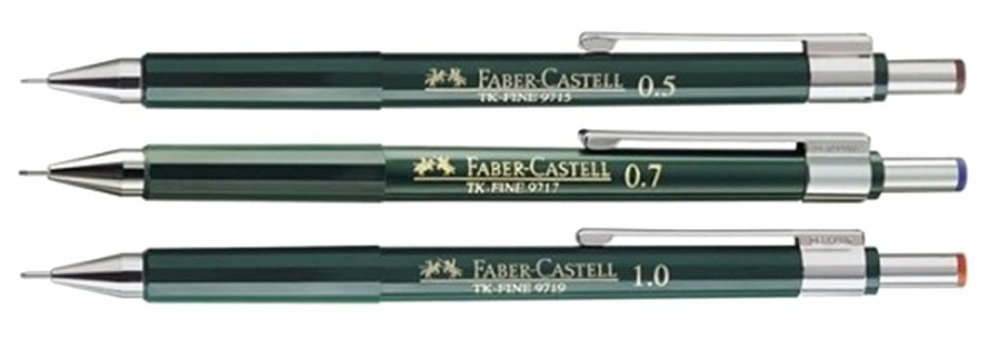 Faber-Castell 3-Piece Mechanical Pencil