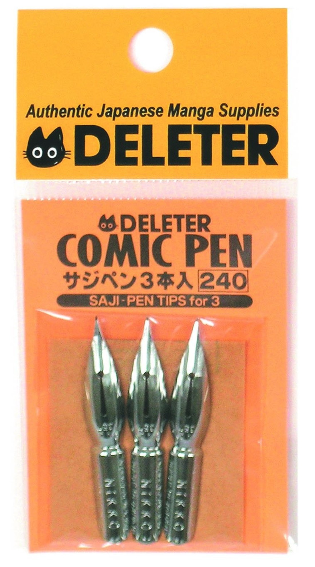 Deleter Comic Pen Nib Spoon Model Pack of 3